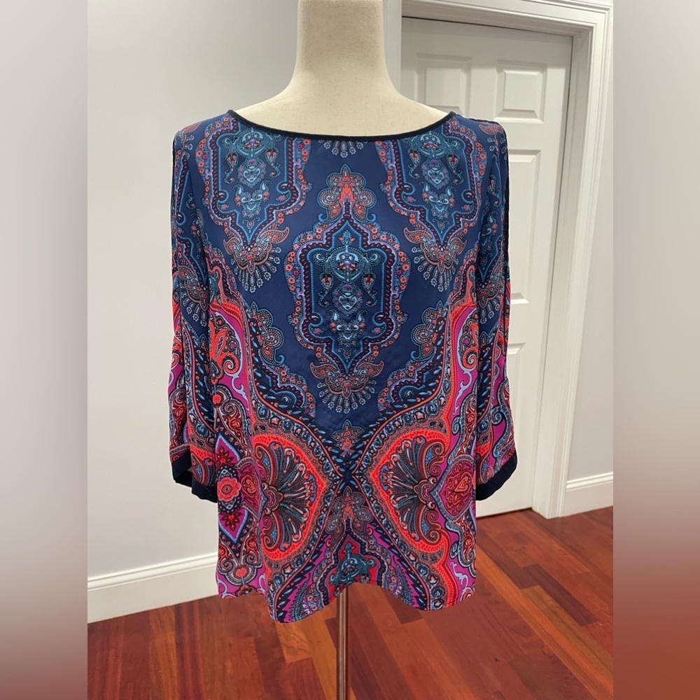 Adrianna Papell 3/4 Sleeve Blouse - Picture 4 of 8